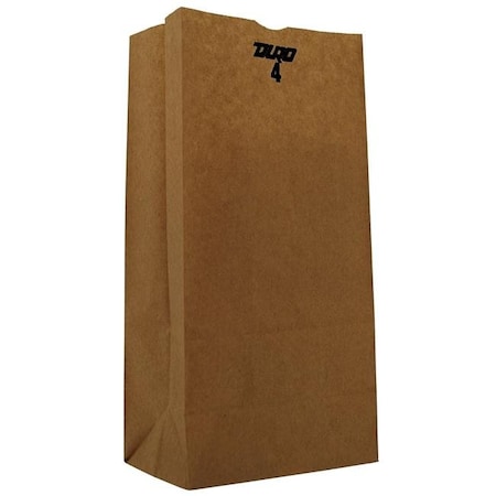 18404 CPC 4 Lbs Grocery Bag & 30 Lbs Kraft - Brown; Case Of 500